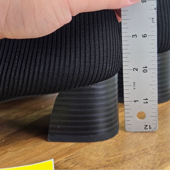 Vivaia Melody Pro Mary Jane Black Square Toe Strap Casual Chic Heels Womens 41.5 - Picture 5 of 9